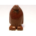 Penguin Carved Fetish Bead 0.75 Inch - Goldstone