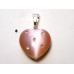 Small Heart with Bail - Fiber Optic Rhinestone Studded  Assorted Colors