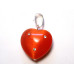 Small Heart with Bail - Fiber Optic Rhinestone Studded  Assorted Colors