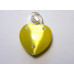 Small Heart with Bail - Fiber Optic Rhinestone Studded  Assorted Colors