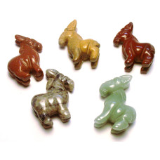 Donkey 1.5 Inch Figurine - Assorted Stones