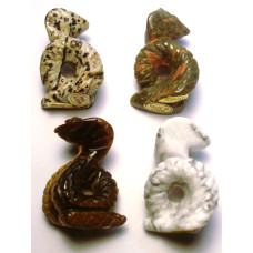 Snake (Cobra) 1.5 Inch Figurine - Assorted Stones