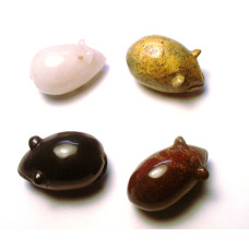 Mouse 1.5 Inch Figurine - Assorted Stones