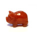 Pig 1 Inch Figurine - Agate and white agate