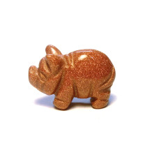 Pig 1 Inch Figurine - Goldstone