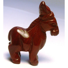 Donkey 1.5 Inch Figurine - Rainbow Jasper