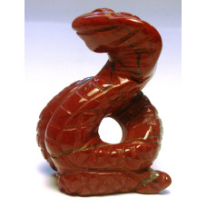 Snake (Cobra) 1.5 Inch Figurine - Rainbow Jasper