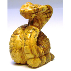 Snake (Cobra) 1.5 Inch Figurine - Picture Jasper