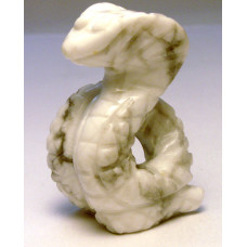 Snake (Cobra) 1.5 Inch Figurine - Howlite