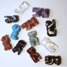 Panther 1 Inch Figurine - Assorted Stones