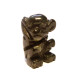 Monkey Carved Fetish Bead 0.75 Inch - Kambaba