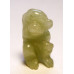 Monkey Carved Fetish Bead 0.75 Inch - Aventurine