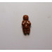 Goddess (Venus of Willendorf) Carved Fetish Bead 0.75 Inch - Goldstone