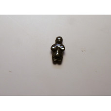 Goddess (Venus of Willendorf) Carved Fetish Bead 0.75 Inch - Hematite