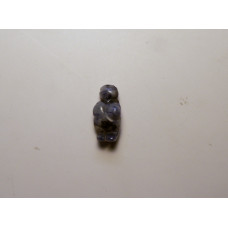 Goddess (Venus of Willendorf) Carved Fetish Bead 0.75 Inch - Sodalite