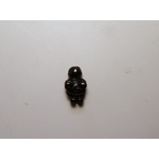 Goddess (Venus of Willendorf) 1 Inch Figurine - Obsidian Black