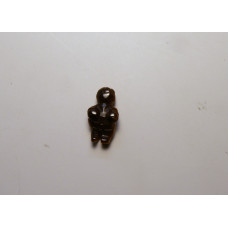 Goddess (Venus of Willendorf) Carved Fetish Bead 0.75 Inch - Tiger Eye