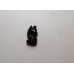 Coyote Howling 1 Inch Figurine - Obsidian Black