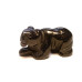 Panther 1 Inch Figurine - Blue Goldstone