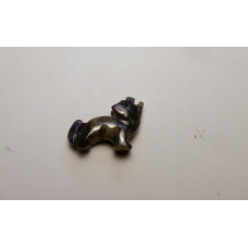 Coyote Walking Carved Fetish Bead 0.75 Inch - Sodalite