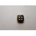 Dice Carved Fetish Bead 0.75 Inch - Tiger Eye