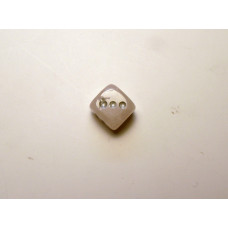 Dice Carved Fetish Bead 0.75 Inch - Rose Quartz