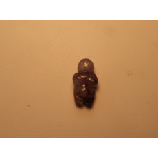 Goddess (Venus of Willendorf) 1 Inch Figurine - Amethyst