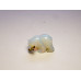 Bear with fish 1.5 Inch Figurine - Opalite