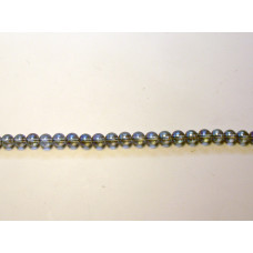 16 inch 8 mm Gemstone Round Bead Strand - Blue Irridecent