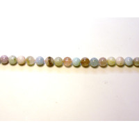 16 inch 8 mm Gemstone Round Bead Strand - Morganite