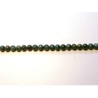 16 inch 10 mm Gemstone Round Bead Strand - Diopside