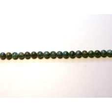 16 inch 10 mm Gemstone Round Bead Strand - Diopside