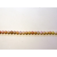 16 inch 8 mm Gemstone Round Bead Strand - Pink Opal