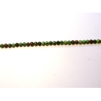 16 inch 6 mm Gemstone Round Bead Strand - Ruby Zoisite