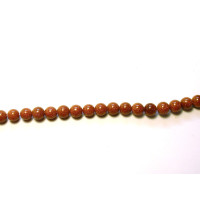 16 inch 10 mm Gemstone Round Bead Strand - Goldstone