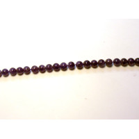 16 inch 8 mm Gemstone Round Bead Strand - Amethyst