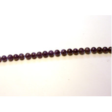 16 inch 8 mm Gemstone Round Bead Strand - Amethyst