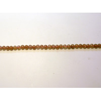 16 inch 6 mm Gemstone Round Bead Strand - Lepidochrosite (Natural Strawberry) Quartz