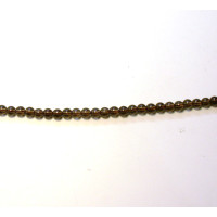 16 inch 6 mm Gemstone Round Bead Strand - Smoky Quartz