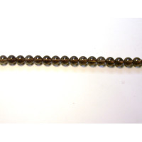 16 inch 10 mm Gemstone Round Bead Strand - Smoky Quartz