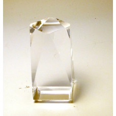 4cm x 4cm x 7cm Faceted Crystal Display/Stand