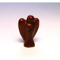 Angel Carved Fetish Bead 0.75 Inch - Rainbow Jasper