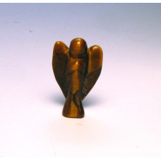 Angel Carved Fetish Bead 0.75 Inch - Tiger Eye