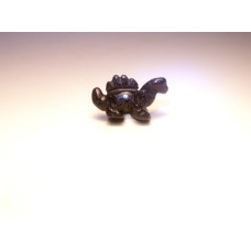 Dinosaur (Stegosaurus) 1 Inch Figurine - Blue Goldstone