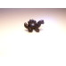 Dinosaur (Stegosaurus) 1 Inch Figurine - Blue Goldstone