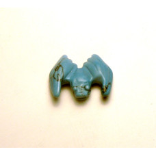 Bat 1 Inch Figurine - Howlite Turquoise