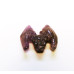 Bat Carved Fetish Bead 0.75 Inch - Amethyst