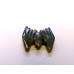 Bat Carved Fetish Bead 0.75 Inch - Sodalite