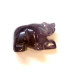 Bear Walking 1 Inch Figurine - Amethyst