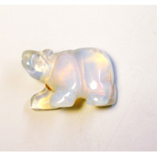 Bear Walking 1 Inch Figurine - Opalite